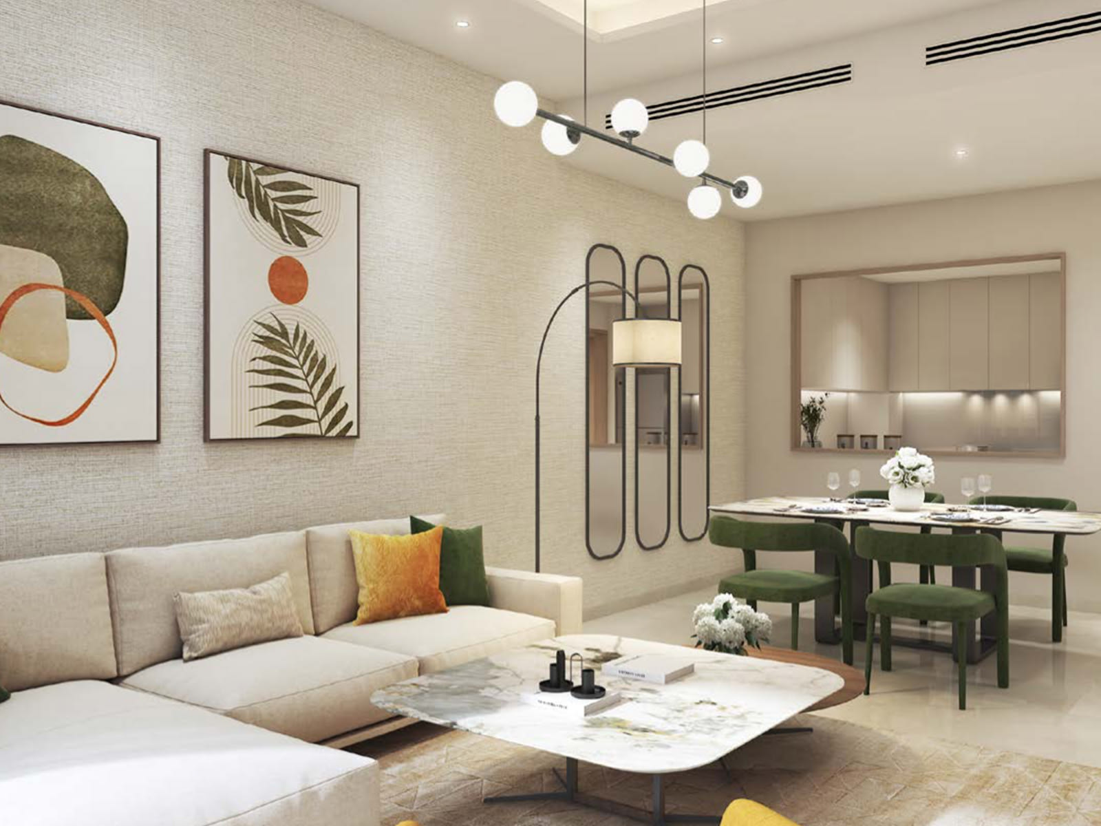 1 bedroom interior detail at Riverside Views