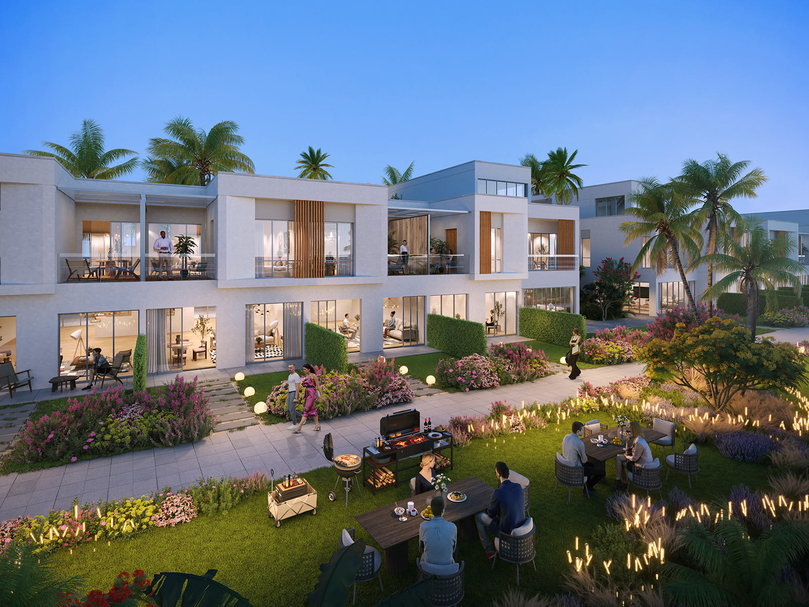 5 bedroom villa exterior at DAMAC Riverside